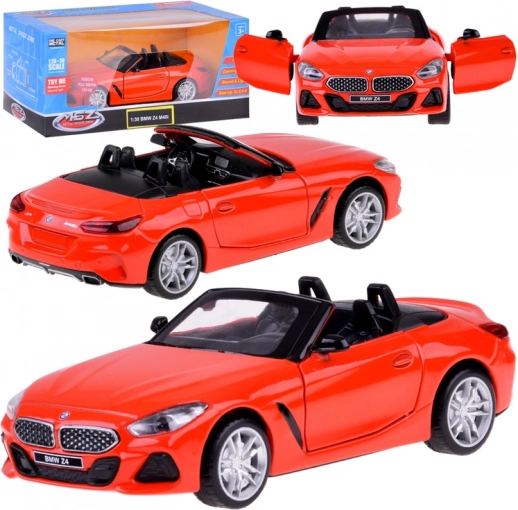 Kovinski model BMW Z4 M40i cabrio 1:30 z lučmi in zvoki