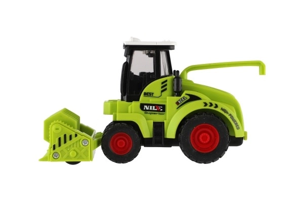 Plastičen kombajn 7x12cm na vztrajnik 2 vrsti