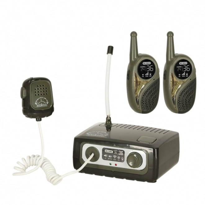Otroška zbirka Walkie Talkie s centralno enoto Explorer
