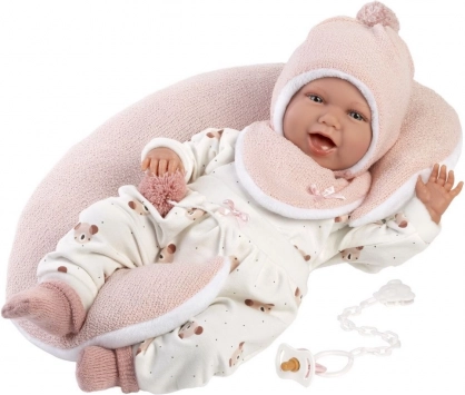 Punčka dojenček Mimi 42 cm z blazinico rogljiček