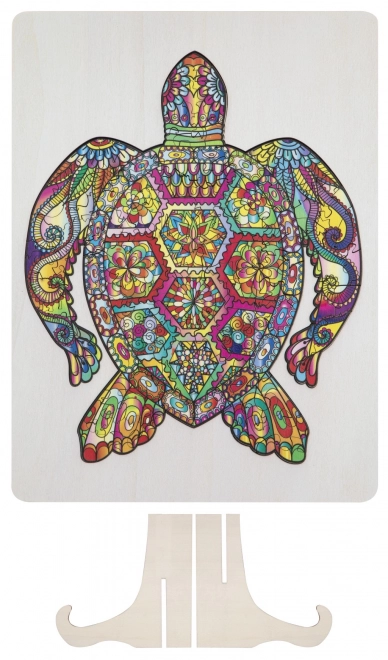 MOXY Obrysov puzzle želva 130 delov