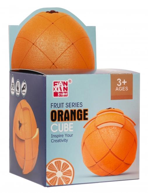 Oranžna kocka za sestavljanje