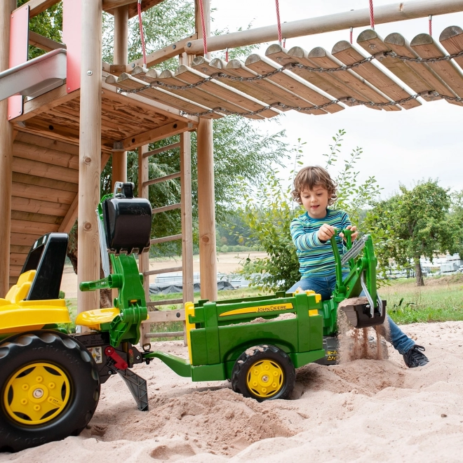 Prikolice Rolly Toys John Deere z odprtimi stranicami