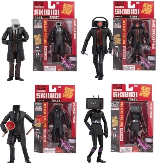 Skibidi Stranišče - DeLux zbirateljske figurice 15 cm