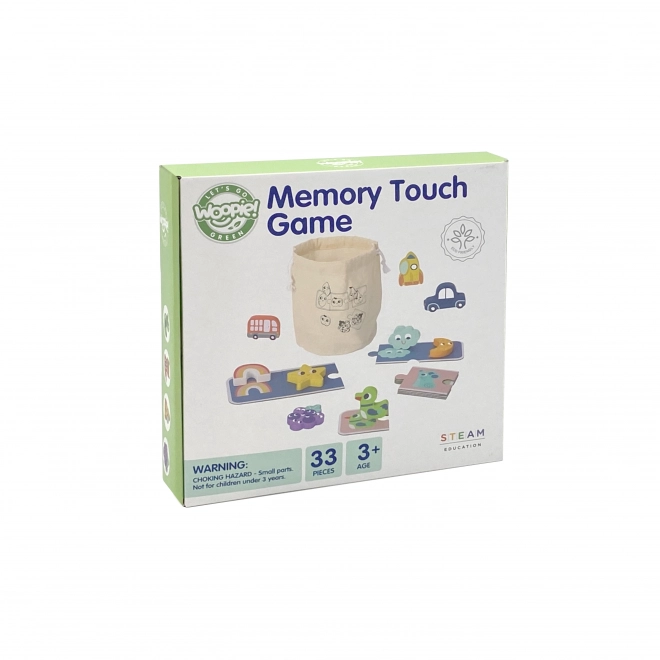 Woopie Green Leseno Pexeso - Dotikalne Puzzle