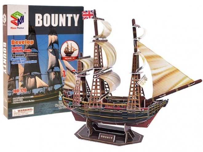 3D Puzzle Ladja Bounty 125 delov