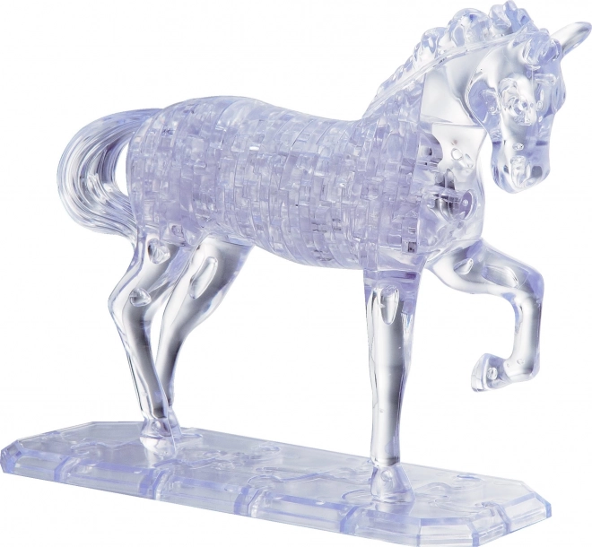 Sestavljanka 3D Kristal puzzle Konj 100 kosov