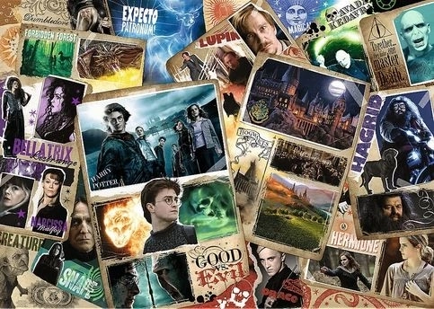 Sestavljanka 2000 kosov Harry Potter Junaki