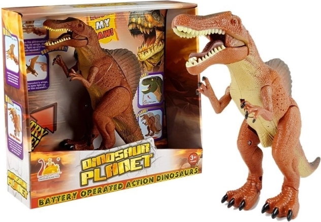 Velik baterijski dinozaver Tiranosaver rjove