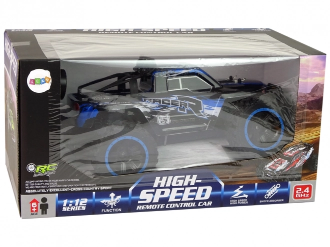 Off-Road R/C 2.4 G amortizerji 1:12 modra