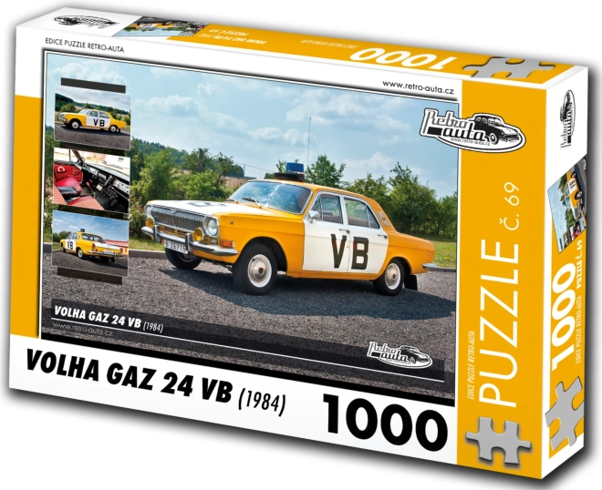 Retro sestavljanka Volga GAZ 24 VB 1000 kosov