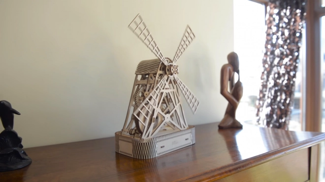 WOODEN CITY 3D sestavljanka Mlin 222 delov