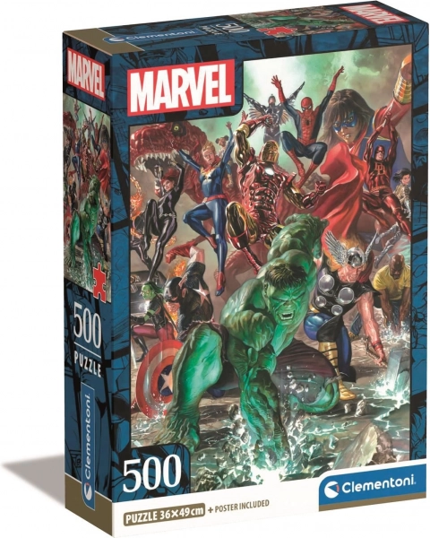 Sestavljanka 500 koščkov Compact The Avengers