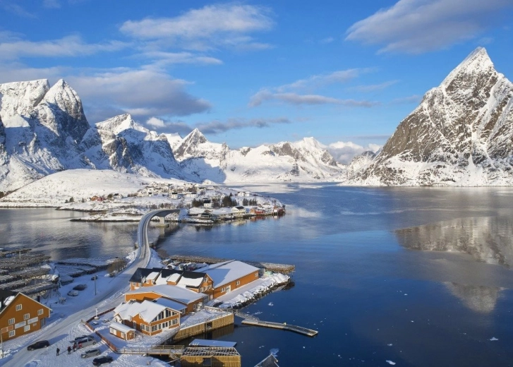 Sestavljanka Lofotski fjord 500 koščkov BLUEBIRD