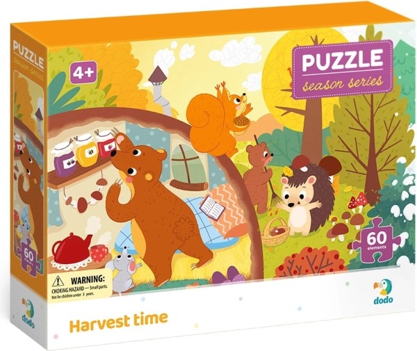 DODO puzzle Letni časi: čas žetve 60 koščkov
