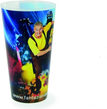 Plastični lonček Fantazija na kolescih 0,3 l