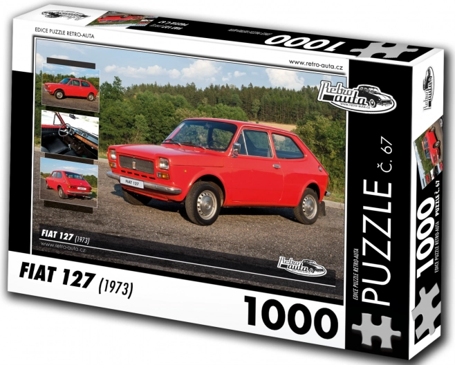 Retro avtomobili Sestavljanka Fiat 127 iz leta 1973, 1000 koščkov