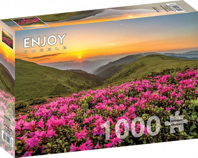 Sestavljanka Rožnati somrak 1000 koščkov