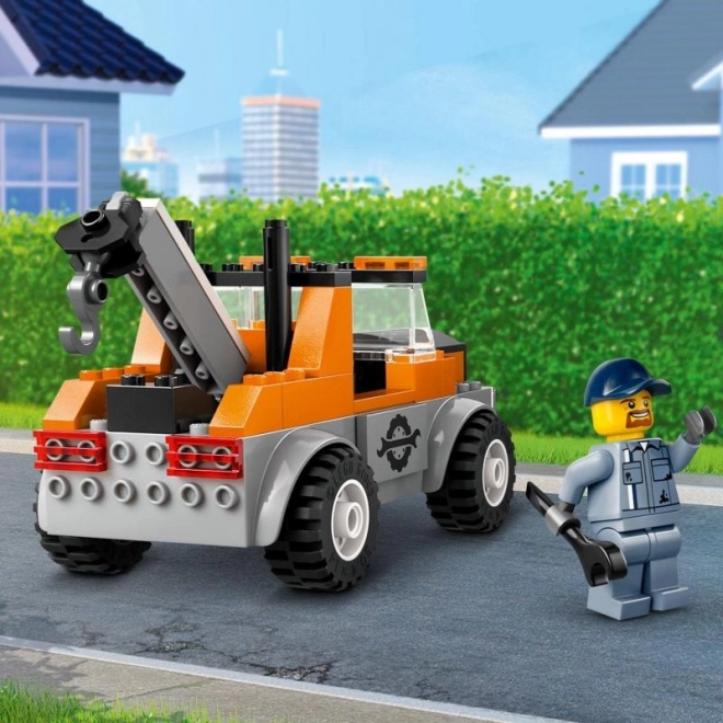 LEGO City 60435 Vlečno vozilo in popravilo športnega avtomobila