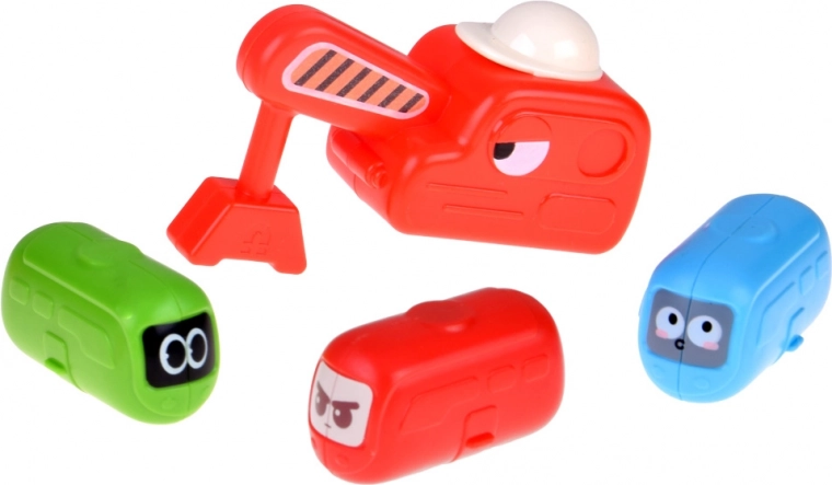 Magnetno dvigalo in kapsulasti avtomobilčki