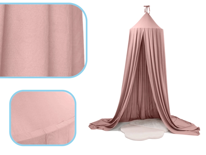 Nežna rožnata barva in elegantno padanje