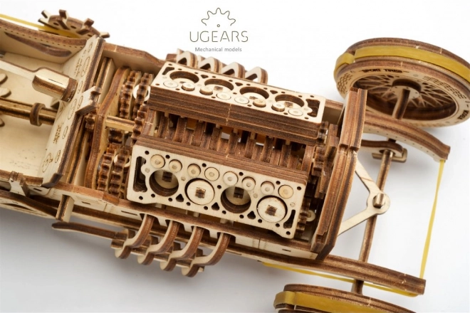 Ugears 3D sestavljanka - U9 Grand Prix avtomobil 348 kosov