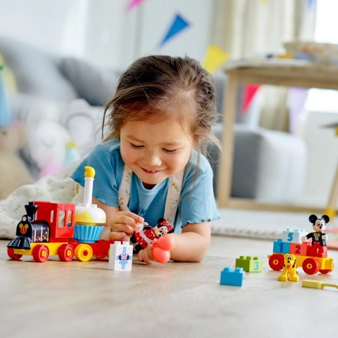LEGO 10941 DUPLO Rojstnodnevni vlak Mickeyja in Minnie
