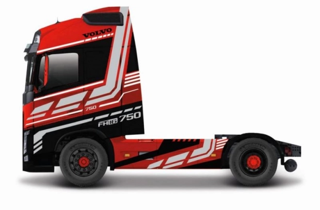 Bburago Volvo FH16 Globetrotter 1:43 rdeča