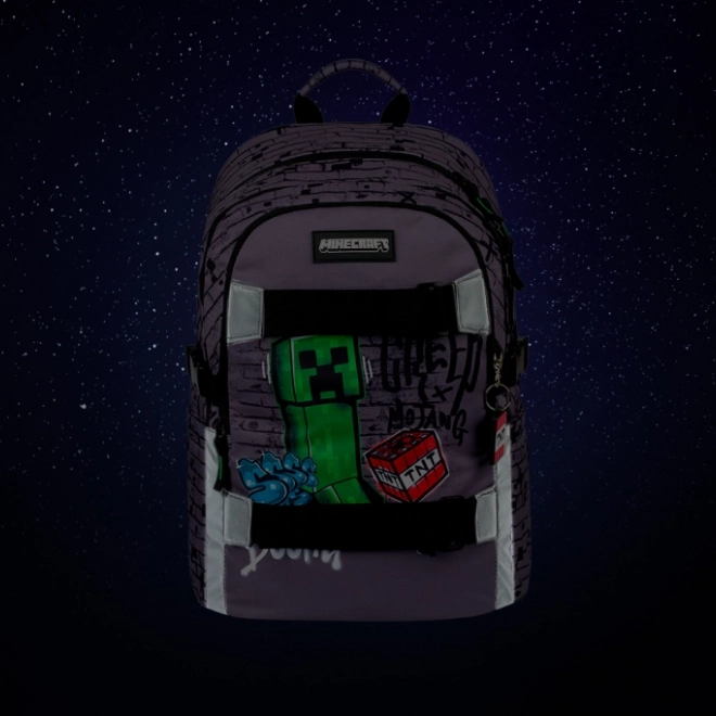 šolski nahrbtnik Baagl Skate Minecraft TNT
