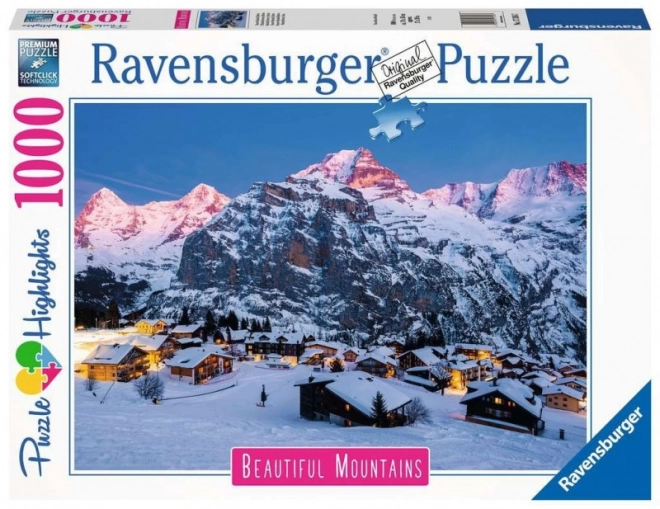 Ravensburger sestavljanka Mürren iz Bernskega Oberlanda 1000 kosov