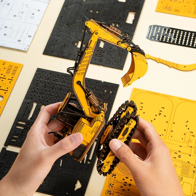 RoboTime lesene 3D puzzle - Bager