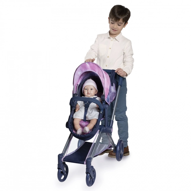 DeCuevas 81776 Zložljiv voziček za punčke 3 v 1 z vrečko Magic Bubble 2024 - 73 cm