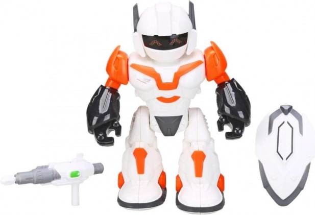 Oranžni robot DRIVERO 20 cm s svetlobo in zvokom