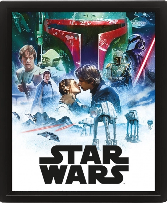 3D sestavljanka slika Star Wars epizoda IV/V