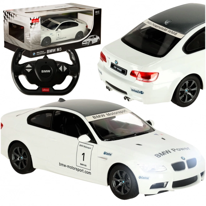 Rastar 48000 BMW M3 1:14 avto na daljinsko upravljanje belo
