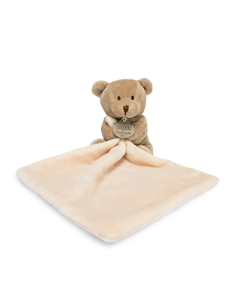 Doudou darilni set - medvedek s ninico 10 cm