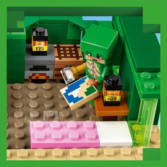Domek Minecraft Želva na plaži