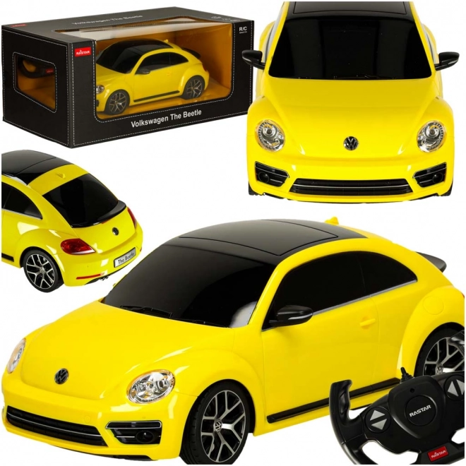 Avto na daljinsko upravljanje R/C Volkswagen Beetle Rastar 1:14 rumena