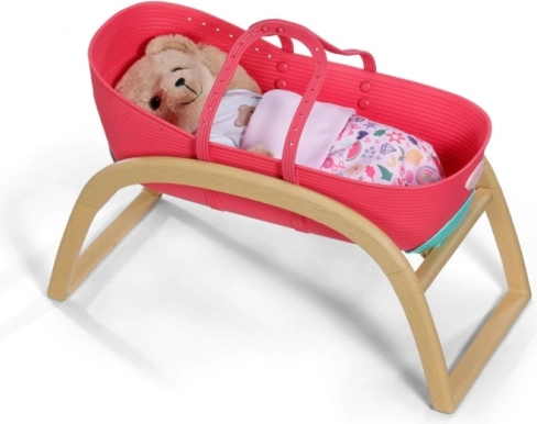 baby born posteljica 3 v 1 z zibelko in prenosno košaro
