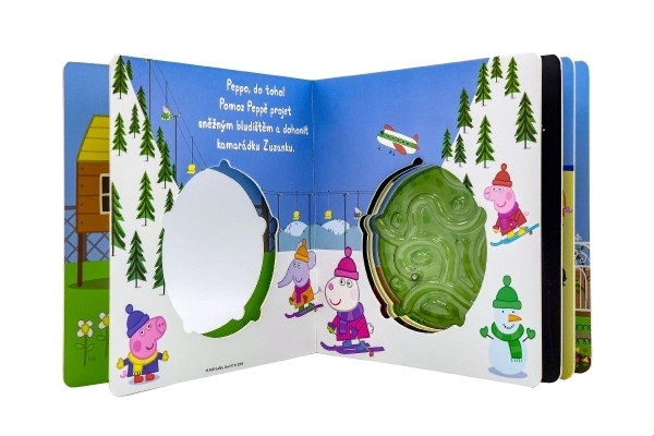 Vesele labirinte Peppa Pig za najmlajše