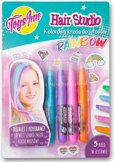 Mavrična kreda za lase