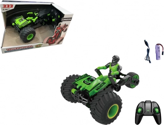 RC trikolesnik zelen z 2.4G