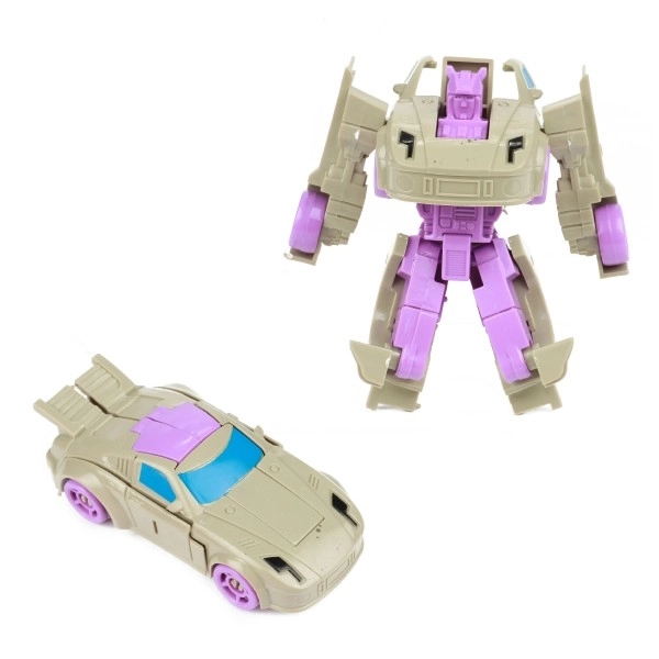 Transformersko vozilo/robot iz plastike 10 cm z barvno mešanico v plastični škatlici 5x10,5cm