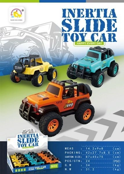 Avto Jeep Terenski na Vztrajnik