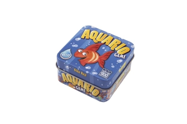 Aquario družabna igra v pločevinasti škatlici 13x13x7,5cm