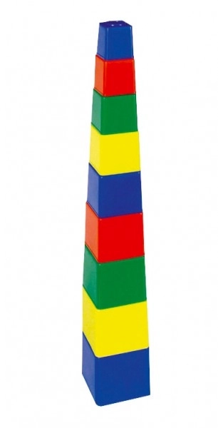 Kockasta piramida otroška igrača