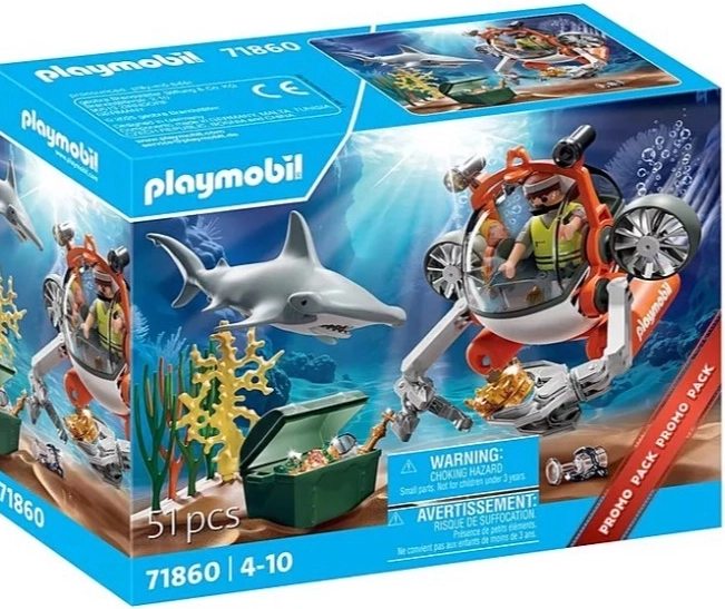 Playmobil lov na zaklad s podmornico