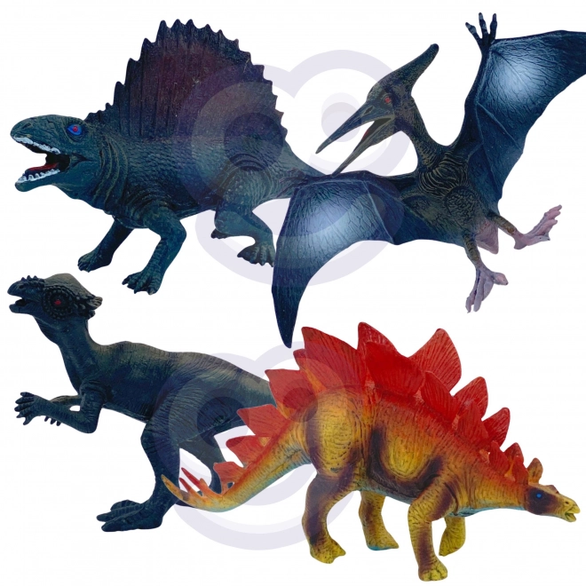 Komplet dinozavrov XL z podlogo