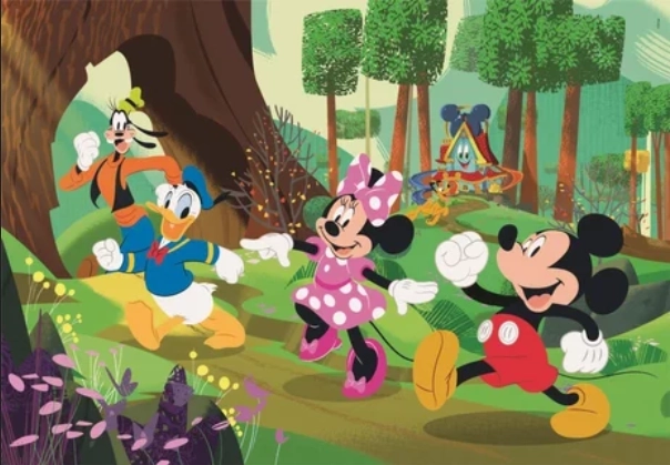 Maxi puzzle 104 koščkov Disney Mickey in prijatelji