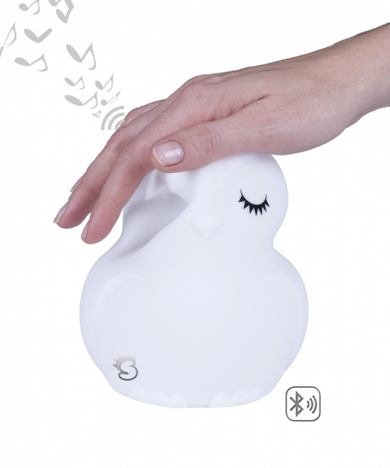 Silikonska nočna luč, ki spreminja barvo z Bluetooth zvočnikom Luč sova HU HU HU HU HU